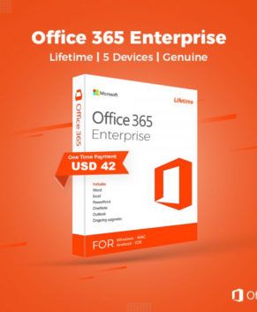 Office 365 Enterprise – 5 Devices – Lifetime